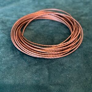 Set of bronze bangles